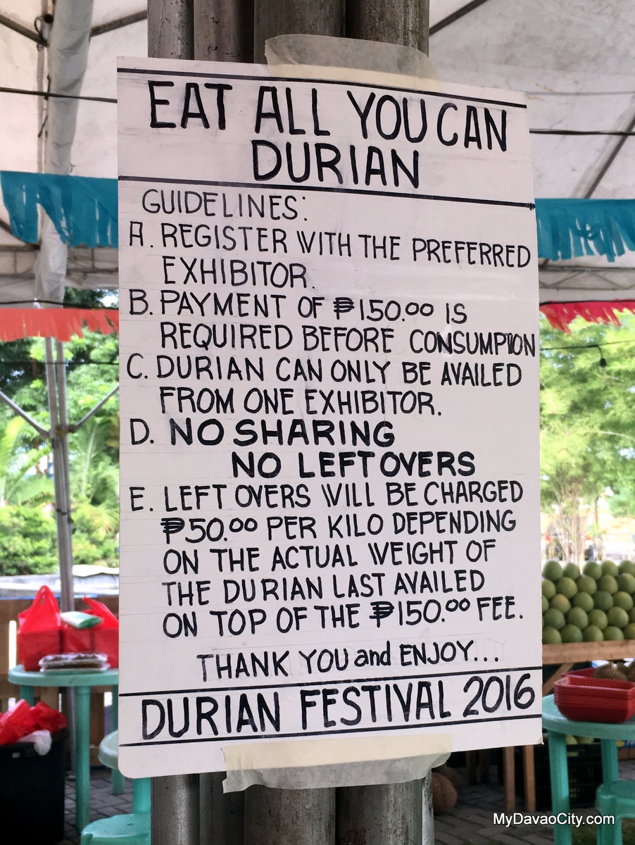 06 Eat-All-You-Can Durian at the Kadayawan Durian Festival 2016 at SM