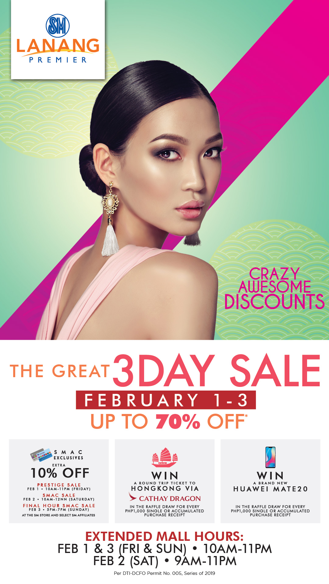 The Great 3 Day Sale at SM Lanang Premier Poster - My Davao City