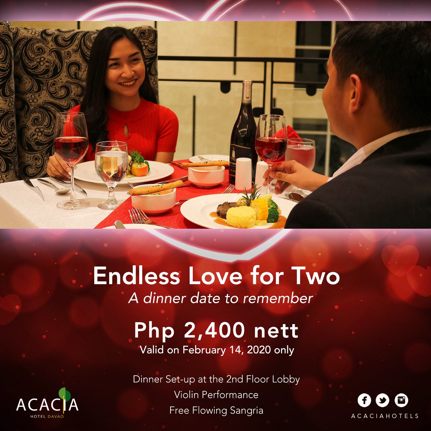 Acacia Hotel Valentines 2020 - My Davao City Events